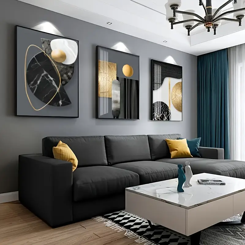 Abstract Geometric Canvas Wall Art Prints. Pay NOTHING today. Grab them while they are hot.