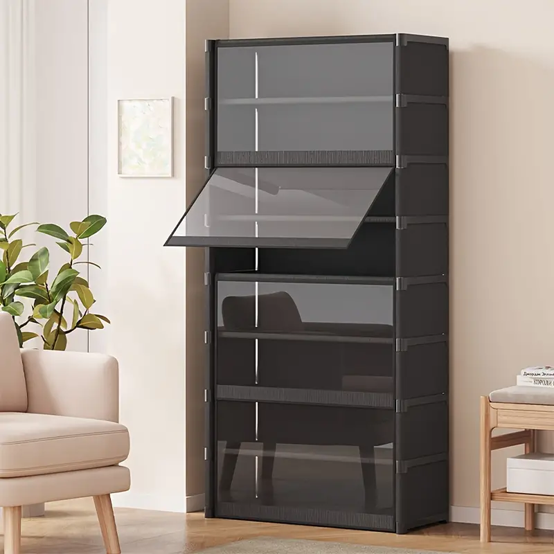 When shoes are super cheap you just need this. Transparent Dustproof Shoe Cabinet. Pick one up today.