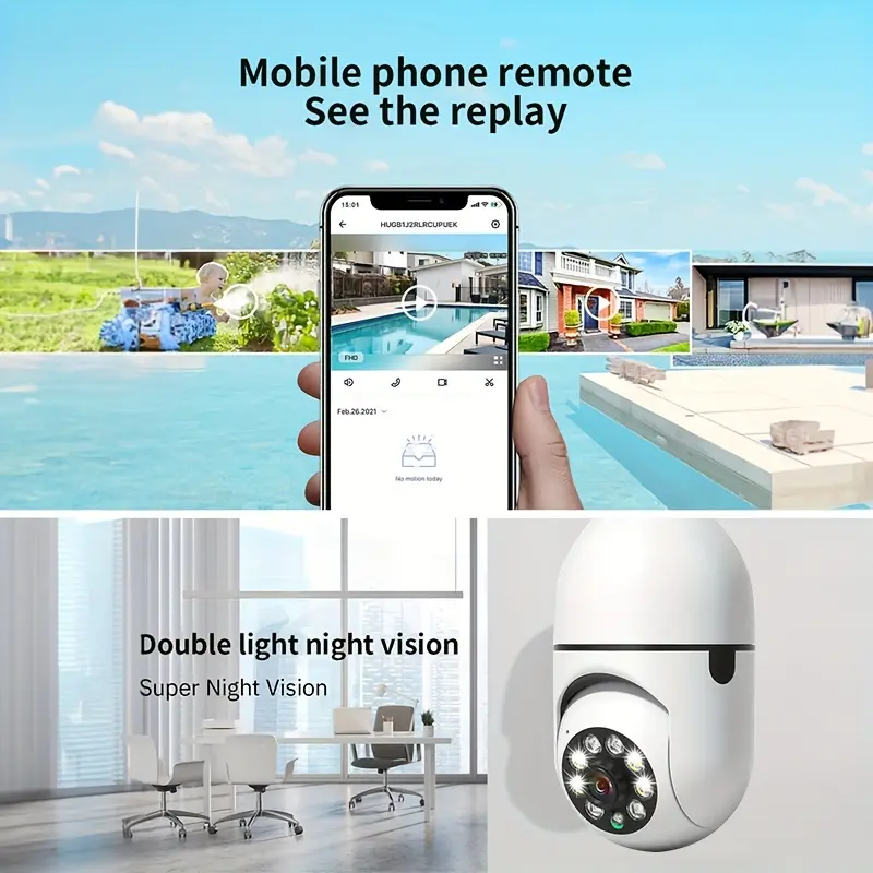 Feel save with the easy to install camera system. Raw footage goes in the cloud.